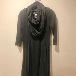 RB Collection New York Gray Dress with scarf S